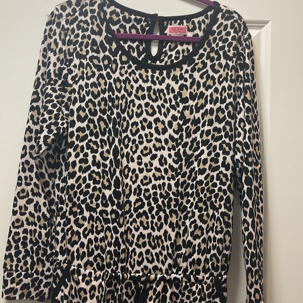Kate Spade Animal Print Loungewear Jumpsuit Size XL. NWT - Picture 8 of 13